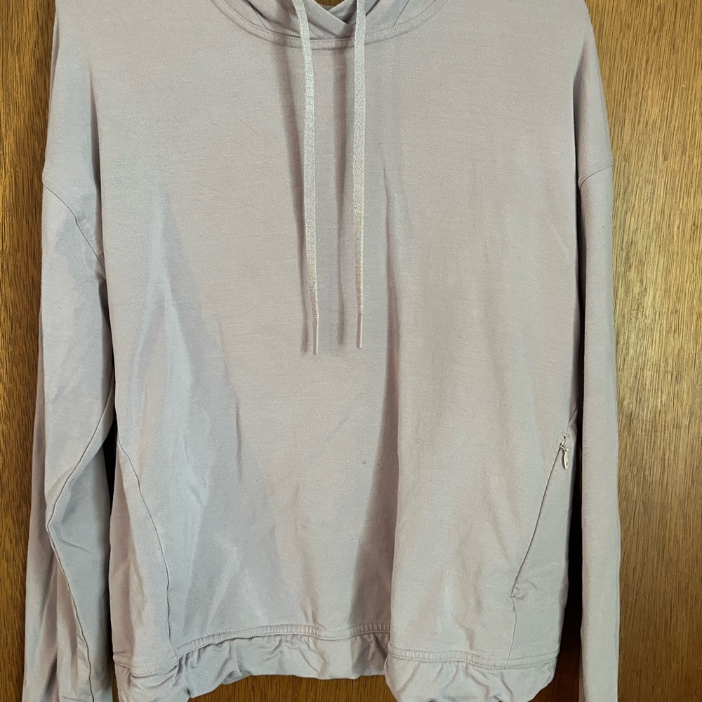 lululemon athletica Light Purple/Gray Sweater *see photos for opening on back
